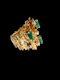 1960's organic 18ct gold with emeralds and diamonds SKU: 7260 DBGEMS - image 4