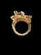 1960's organic 18ct gold with emeralds and diamonds SKU: 7260 DBGEMS - image 3