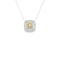 Yellow diamond pendant - image 1