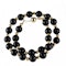 Onyx & Gold Beads c.1960s - image 2
