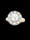 Fine Antique diamond cluster engagement ring SKU: 7268 DBGEMS - image 3