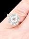 Fine Antique diamond cluster engagement ring SKU: 7268 DBGEMS - image 1