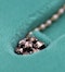 A very fine Graduated Natural Pearl Necklace with a High Carat and Silver Old Cut Diamond Set Clasp. Circa 1920 - image 3