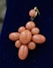 A very fine 15 ct Yellow Gold (tested) Natural Coral Pendant in the Quatrefoil style . Circa 1900 - image 4
