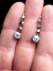 Pair of antique diamond drop earrings SKU: 7276 DBGEMS - image 2