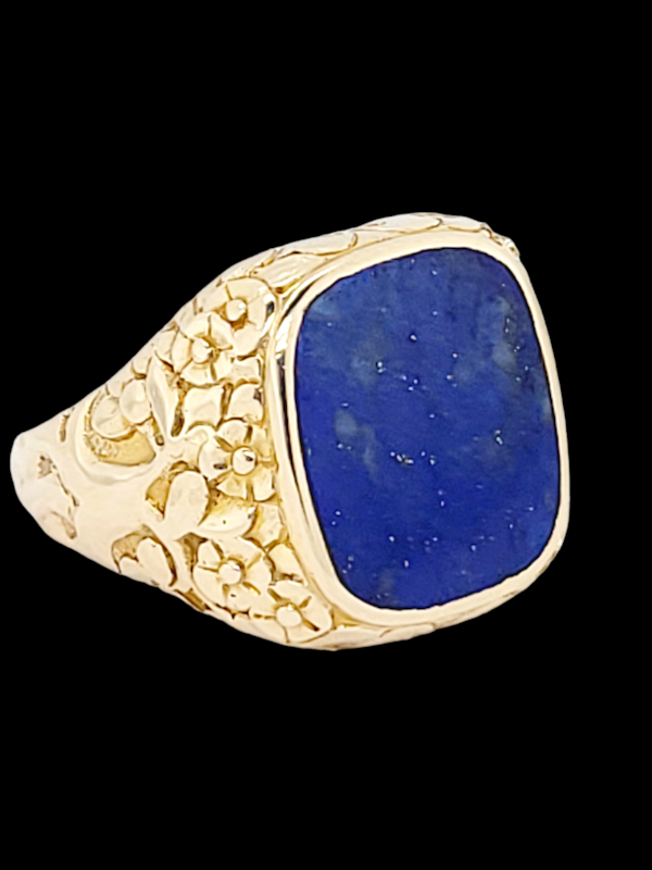 Lapis lazuli signet ring SKU: 7271 DBGEMS - image 2