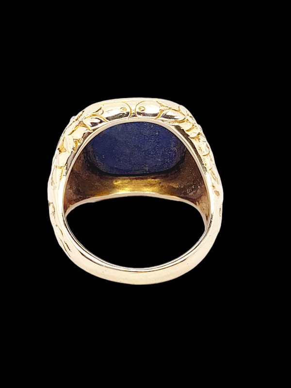Lapis lazuli signet ring SKU: 7271 DBGEMS - image 4