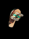 Stylish emerald and diamond 1930's Tank ring SKU: 7275 DBGEMS - image 1