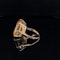 1960's Gold Oval Citrine Ring - image 4