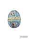Antique Russian silver shaded enamel egg stand, Moscow, circa 1890s - image 4