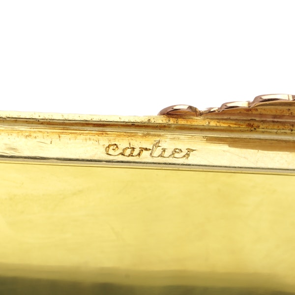 Cartier 18c gold cigarette case, London 1933 - image 6