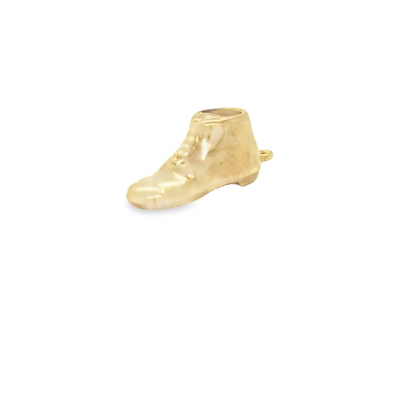 9k gold shoe bracelet charm - image 1