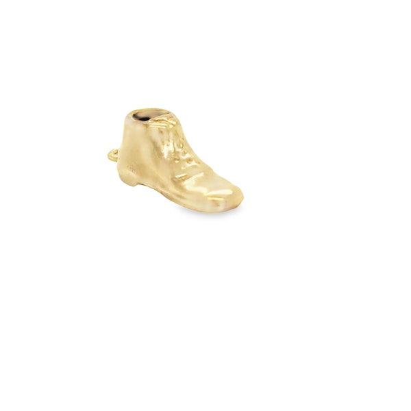 9k gold shoe bracelet charm - image 4
