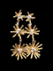Vintage sputnik gold and diamond earrings by Gillian Packard SKU: 7305 DBGEMS - image 1