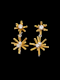 Vintage sputnik gold and diamond earrings by Gillian Packard SKU: 7305 DBGEMS - image 5
