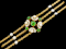 Fine and rare Antique demantoid garnet, enamel and natural pearl bracelet SKU: 7302 DBGEMS - image 3