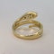 Vintage Designer Quinn Gold Snake Ring CHIQUE TO ANTIQUE Stand 375 - image 4