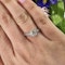 Edwardian Style Cushion Cut Diamond and Platinum Ring, 1.20 Carats - image 6