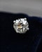 An exceptional pair of 18 Ct. White Gold, 1.73 Carat, Certificated)Old Cut Diamond Stud Earrings, Pre-ow - image 3