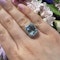 Art Deco Aquamarine, Diamond and Platinum Ring - image 6