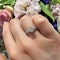 Vintage Old-Cut 0.75 Carats E VS1Diamond and Platinum Solitaire Ring - image 4