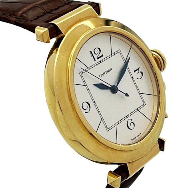 CARTIER PASHA 42mm AUTOMATIC 18KT YELLOW GOLDW3018651 - image 3