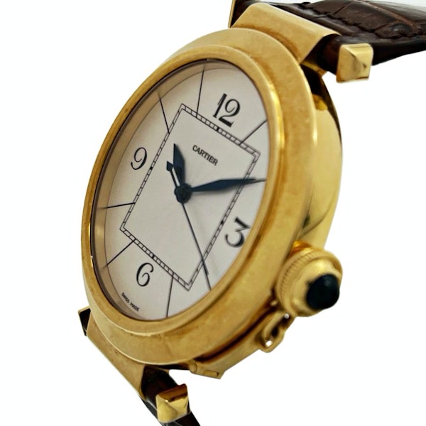 CARTIER PASHA 42mm AUTOMATIC 18KT YELLOW GOLDW3018651 - image 2