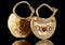 Greek hellenistic gold pair of earrings - image 3
