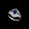 MM8818r Fine Art Deco platinum sapphire diamond ring 1920c - image 1