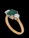 Emerald and diamond ring SKU: 7339 DBGEMS - image 4