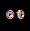 Roberto Coin Lapis-Lazuli and diamond earrings SKU: 7362 DBGEMS - image 2
