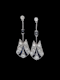 Art deco old cut diamond and calibre sapphire drop earrings SKU: 7359 DBGEMS - image 1