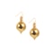 French 18ct Gold Ball Drop Earrings - image 2