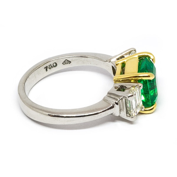 Aletto Brothers Colombian Emerald, Diamond, Platinum and Gold Ring, Circa 2000 - image 8
