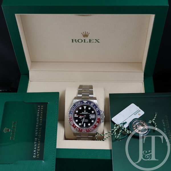 Rolex GMT master II 126710BLRO Oyster Pepsi 2022 Unworn with Box & Papers - image 6