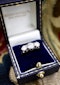 An exceptional 18ct White Gold (hallmarked), 1.55 Carat Three Stone Diamond Engagement Ring by Cropp & Farr Ltd.  Circa 1971 - image 4