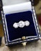 An exceptional 18ct White Gold (hallmarked), 1.55 Carat Three Stone Diamond Engagement Ring by Cropp & Farr Ltd.  Circa 1971 - image 7