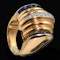 MM8633r Gold sapphire diamond watch ring 1960c rare - image 2