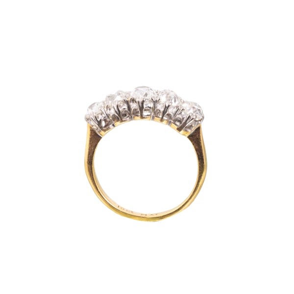 Antique Five Stone Diamond Ring - image 2