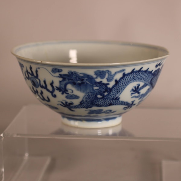 Chinese blue and white bowl, Guangxu (1875-1908) - image 5