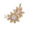 Van Cleef & Arpels Diamond and Yellow Gold Flower Brooch and Earrings Suite, Circa 1960 - image 7