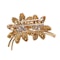 Van Cleef & Arpels Diamond and Yellow Gold Flower Brooch and Earrings Suite, Circa 1960 - image 13