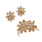 Van Cleef & Arpels Diamond and Yellow Gold Flower Brooch and Earrings Suite, Circa 1960 - image 11