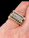 1930's French 'Tank' Gold and diamond ring SKU: 7383 DBGEMS - image 3