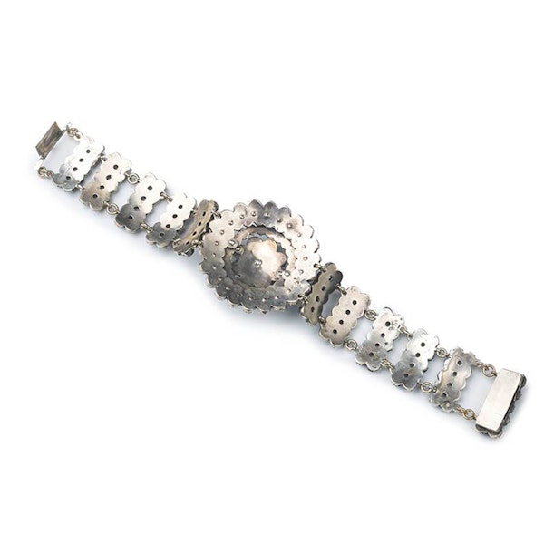Antique Bohemian Garnet Bracelet, Circa 1900 - image 5