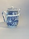 A RARE CHINESE WANLI BLUE AND WHITE EWER AND COVER - image 3