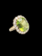 Fine peridot and diamond ring SKU: 7387 DBGEMS - image 4