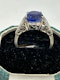 Lovely 7.86ct natural sapphire diamond plat ring at Deco&Vintage Ltd - image 3