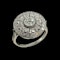 MM8395r Platinum diamond Edwardian ring1920c - image 1