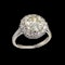 MM8450r Platinum Edwardian diamond cluster ring 2.30ct centre - image 1
